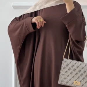 Abaya butterfly« قمر » Élégance et modesty